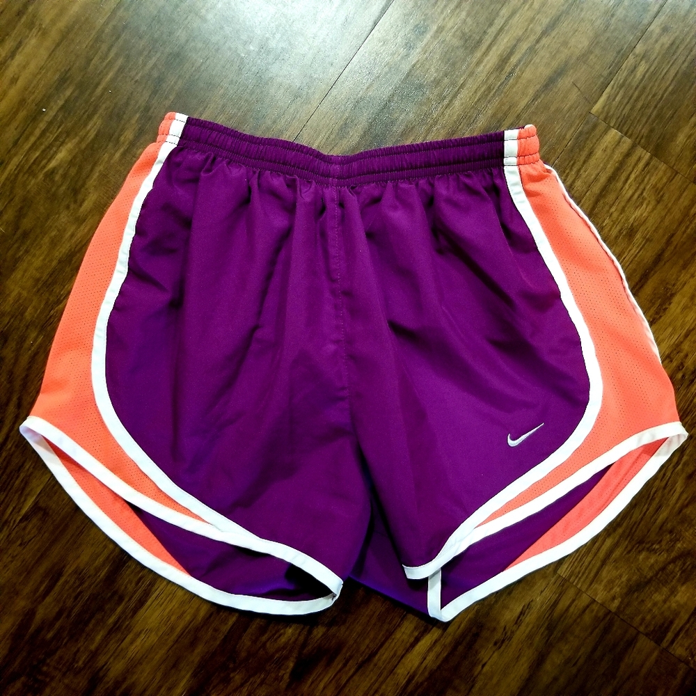 Nike Dri-Fit Tempo Running Shorts Purple and Pink
